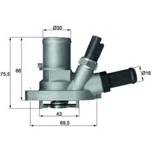 Mahle TI14988 Termostat 0055202371 1535448 55202371