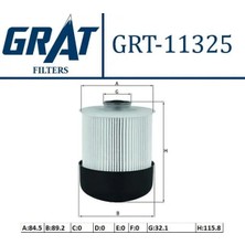 Grat 11325 Yakit Filtresi 164037803R