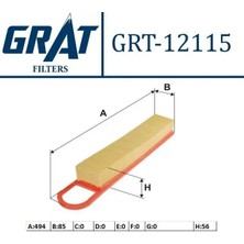 Grat 12115 Hava Filtresi 1444RJ