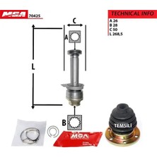 MGA 70425 Sag Ic Aks Kafasi 7H0498104 7H0498104F