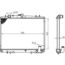 Oris BMI077026 Motor Radyatoru MR281023