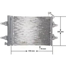 Mahle AC359000S Klima Radyatoru 5Z0820411 5Z0820411C 5Z0820411D