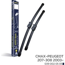 NIKEN CMAX-PEUGEOT 207-308 2003-ARACA ÖZEL SİLECEK UNIVERSAL