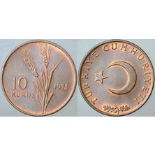 Banknoting Türkiye Cumhuriyeti 10 Kuruş 1973 Çilaltı.