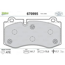 Valeo 670995 On Fren Balatasi A0004209204 A0044206220 A0044208020