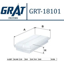 Grat 18101 Hava Filtresi 1780122020