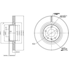 MGA 50575 Fren Diski On 4F0615301D (2 Adet Fiyatıdır)