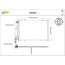 Valeo 860061 Klima Radyatoru 1756718 AP3119710BB