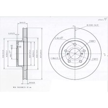 MGA 50642 Fren Diski On 26310AA121 (2 Adet Fiyatıdır)