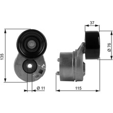 Gates T38431 Gergi Kutugu 1119954 1333203 1755162