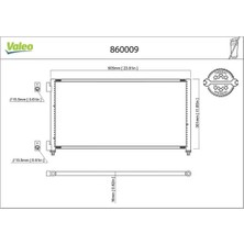 Valeo 860009 Klima Radyatoru 46821270