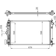 Oris BOP545026 Motor Radyatoru 1300294