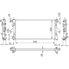 Oris BFI024026 Motor Radyatoru 1030004AA 1330Q2 1330Q3