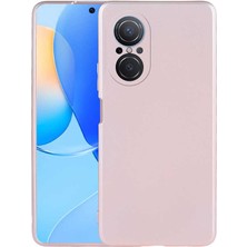 Huawei Nova 9 Se Kılıf Aden Premier Silikon Kapak-Rose Gold