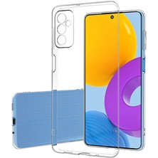 Galaxy M23 Kılıf Aden Kamera Korumalı Süper Silikon Kapak-Renksiz