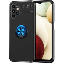 Galaxy A13 4g Kılıf Aden Ravel Silikon Kapak-Siyah-Mavi