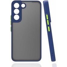 Galaxy S22 Plus Kılıf Aden Hux Kapak-Lacivert