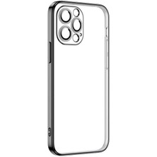 iPhone 13 Pro Kılıf Aden Krep Kapak-Siyah