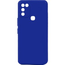 Infinix Hot 11 Play Kılıf Aden Biye Silikon-Mavi