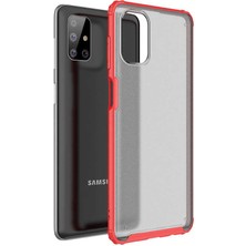 Galaxy M51 Kılıf Aden Volks Kapak-Kırmızı