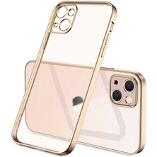 iPhone 13 Kılıf Aden Mat Gbox Kapak-Gold
