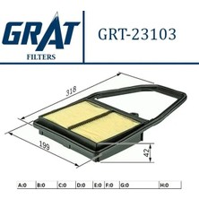 Grat 23103 Hava Filtresi 17220PLD000