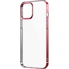 iPhone 12 Kılıf Aden Pixel Kapak-Kırmızı