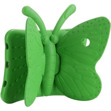 iPad Mini 5. Nesil  Uyumlu Aden Butterfly Standlı Tablet Kılıf-Yeşil
