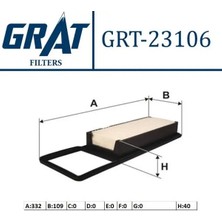 Grat 23106 Hava Filtresi 17220PWC000