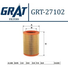 Grat 27102 Hava Filtresi 51843850
