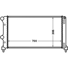Mahle CR1448000S Motor Radyatoru 46807378 51779233 51861635