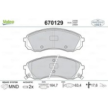 Valeo 670129 On Fren Balatasi 581014DA00 581014DE00 581014HA50
