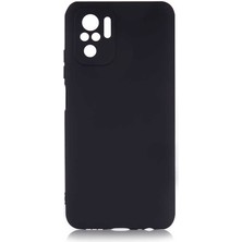 Xiaomi Redmi Note 10S Kılıf Aden Premier Silikon Kapak-Siyah