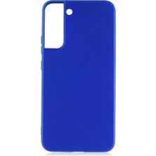 Galaxy S22 Plus Kılıf Aden Premier Silikon Kapak-Saks Mavi