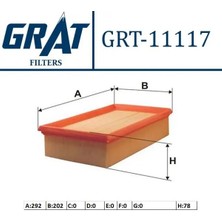 Grat 11117 Hava Filtresi 8200795348
