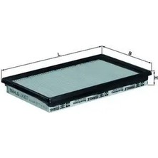 Mahle LX307 Hava Filtresi 1112655 165002J201 16500V0100