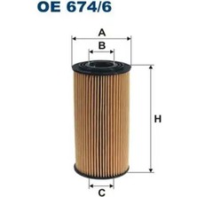 Filtron OE6746 Yag Filtresi 263202F000 263202F010 263202F100