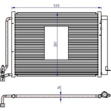 Oris CBM216016 Klima Radyatoru 64536914216 64538381543 6914216