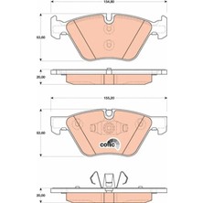 TRW GDB1810 On Fren Balatasi 34112288856 34112288857 34116777772