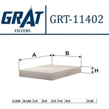 Grat 11402 Polen Filtresi 7700424098