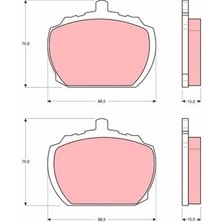 TRW GDB340 On Fren Balatasi 1571569 5010540 5015932