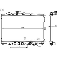 Oris BMZ014016 Motor Radyatoru F2H215200 F8B415200C F8C815200