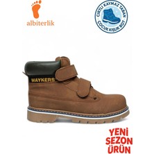 Albishoes Erkek Çocuk Cırtlı Kaymaz Taban Suya Dayanıklı Soğuk Geçirmez Anatomik Erkek Çocuk Bot