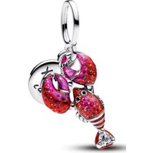 Gümüş Istakoz Sallantılı Charm