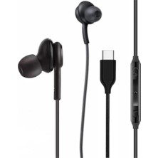 Storemax Type-C Kablolu Kulak Içi Kulaklık - Gürültü Önleyici Mikrofon, Dahili Ses Kontrol, Ergonomik Silikon Uçlar, Hd Ses, Tüm Type-C Cihazlarla Uyumlu (Siyah)