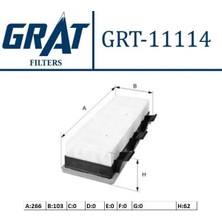 Grat 11114 Hava Filtresi 7701044101
