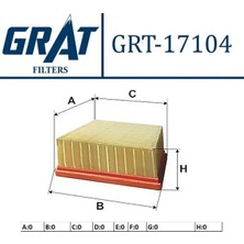 Grat 17104 Hava Filtresi 8V219601A1A