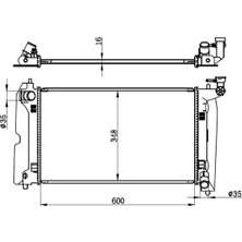 Oris BTO505016 Motor Radyatoru 164000D200 164000D210 1640021180