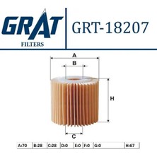 Grat 18207 Yag Filtresi 0415231110 415231110