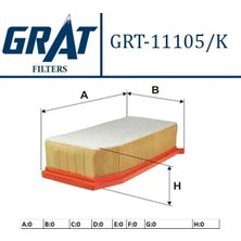 Grat 11105K Hava Filtresi 165467674R